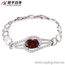 73054 Fashion luxe rhodium CZ diamant imitation bijoux Bracelet pour les femmes